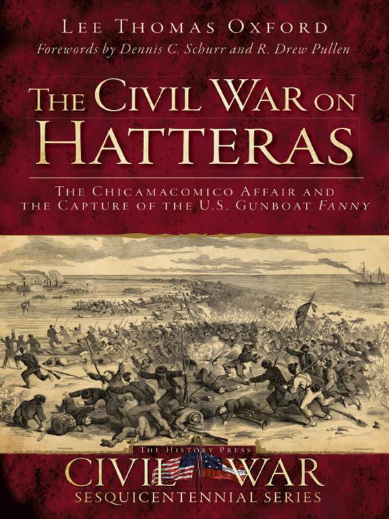 This image is the cover for the book Civil War on Hatteras