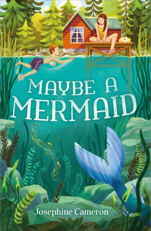 This image is the cover for the book Maybe a Mermaid