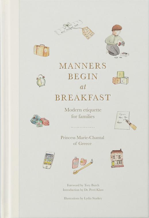 This image is the cover for the book Manners Begin at Breakfast