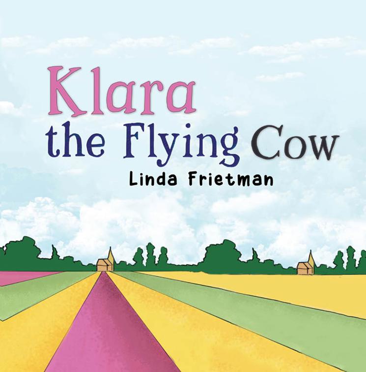 This image is the cover for the book Klara the Flying Cow