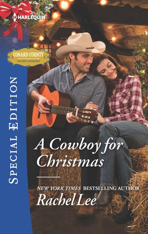 This image is the cover for the book Cowboy for Christmas, Conard County: The Next Generation