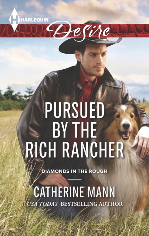 This image is the cover for the book Pursued by the Rich Rancher, Diamonds in the Rough