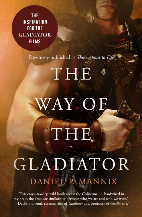 This image is the cover for the book Way of the Gladiator