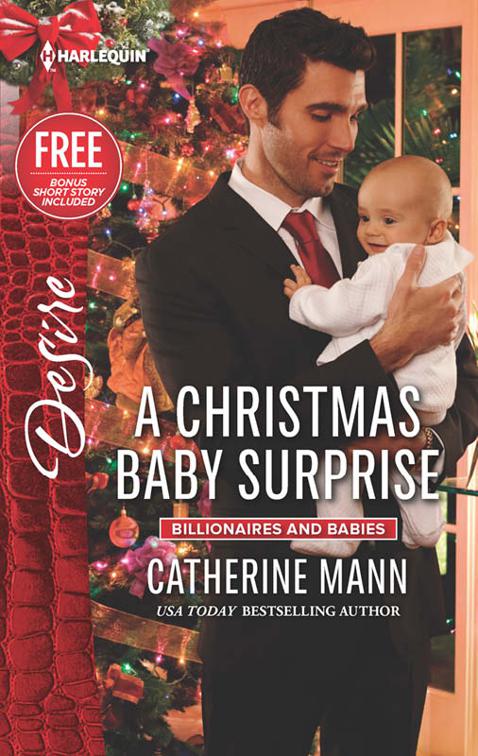 This image is the cover for the book Christmas Baby Surprise, Billionaires and Babies