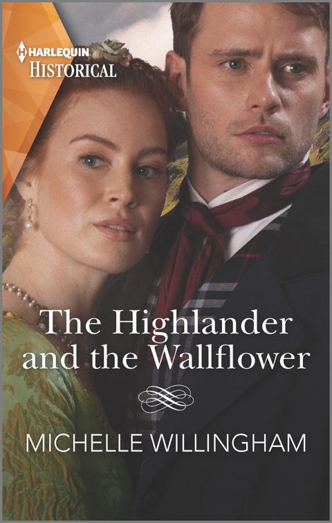 This image is the cover for the book Highlander and the Wallflower