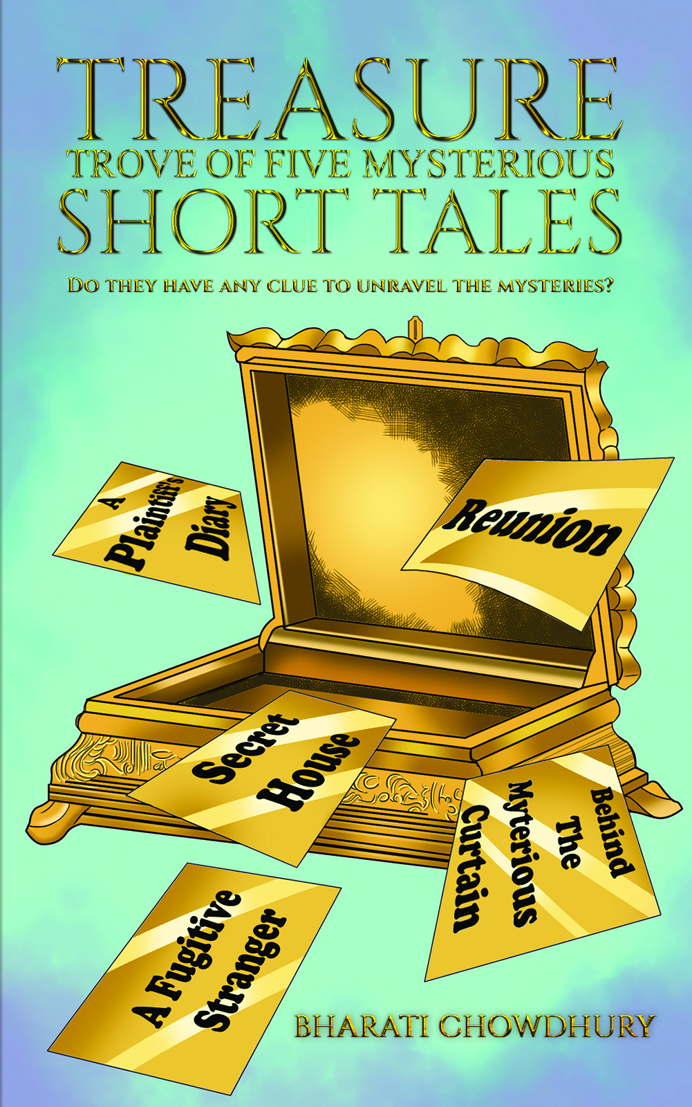 This image is the cover for the book Treasure Trove of Five Mysterious Short Tales