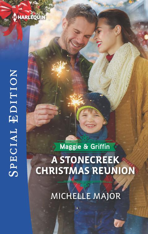 This image is the cover for the book Stonecreek Christmas Reunion, Maggie & Griffin