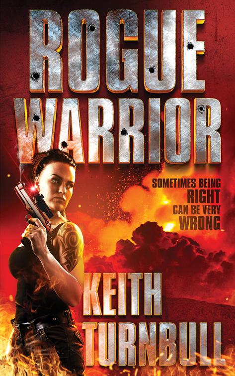 This image is the cover for the book Rogue Warrior