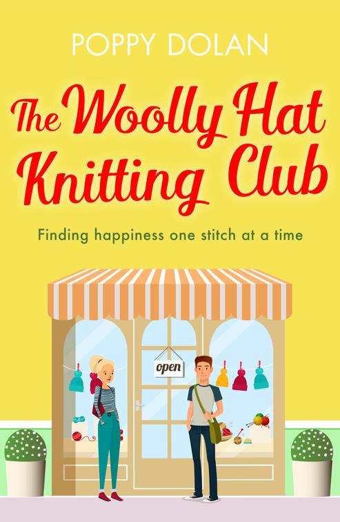 This image is the cover for the book Woolly Hat Knitting Club