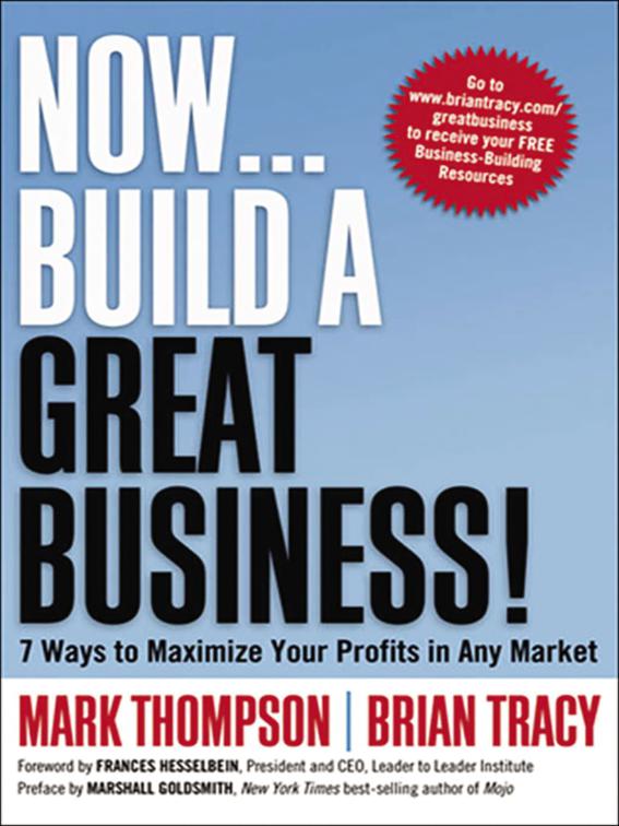 This image is the cover for the book Now . . . Build a Great Business!