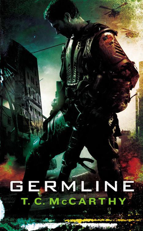 This image is the cover for the book Germline, The Subterrene War