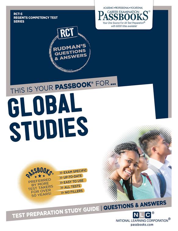 This image is the cover for the book GLOBAL STUDIES, Regents Competency Test Series (RCT)