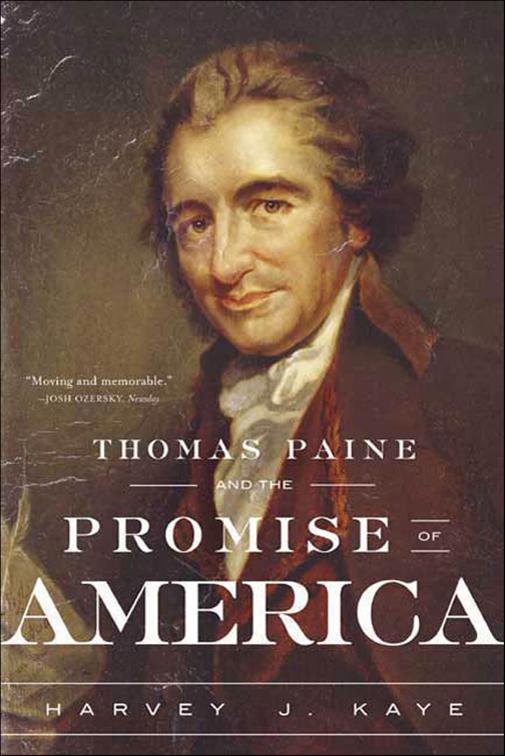 This image is the cover for the book Thomas Paine and the Promise of America