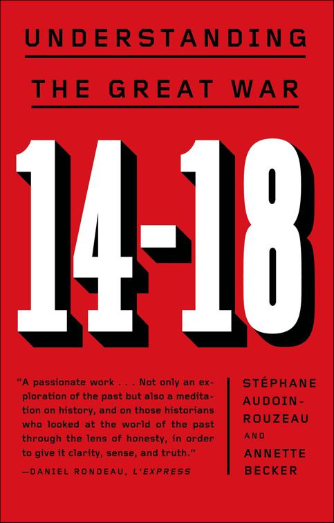 This image is the cover for the book 14–18
