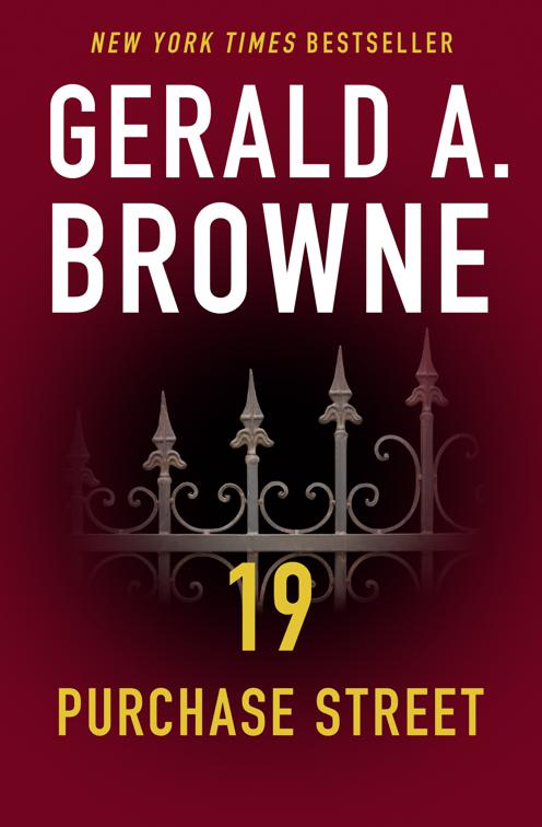 This image is the cover for the book 19 Purchase Street