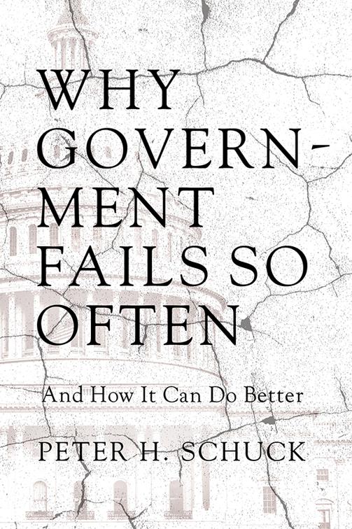This image is the cover for the book Why Government Fails So Often