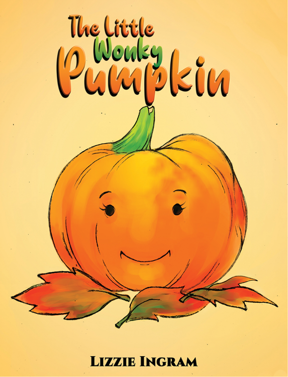 This image is the cover for the book The Little Wonky Pumpkin