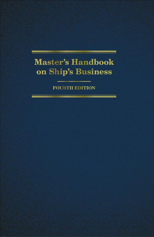 This image is the cover for the book Master's Handbook on Ship's Business