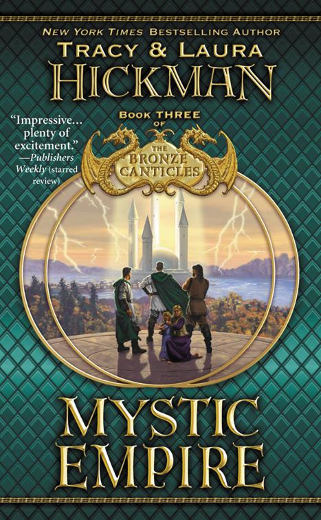 This image is the cover for the book Mystic Empire, The Bronze Canticles