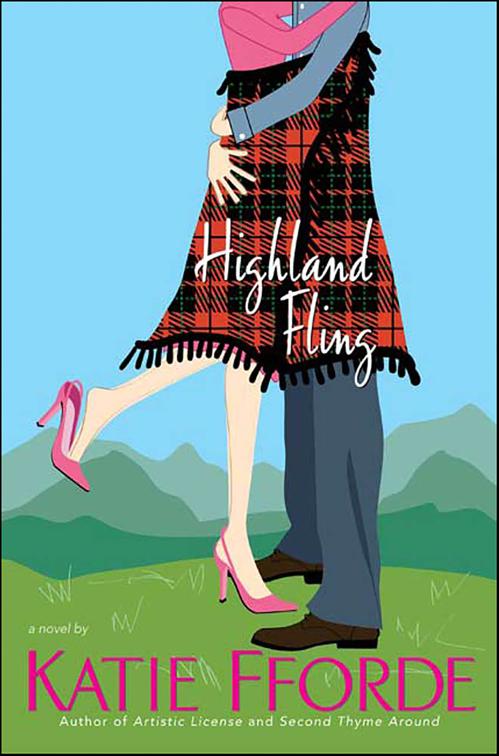 This image is the cover for the book Highland Fling