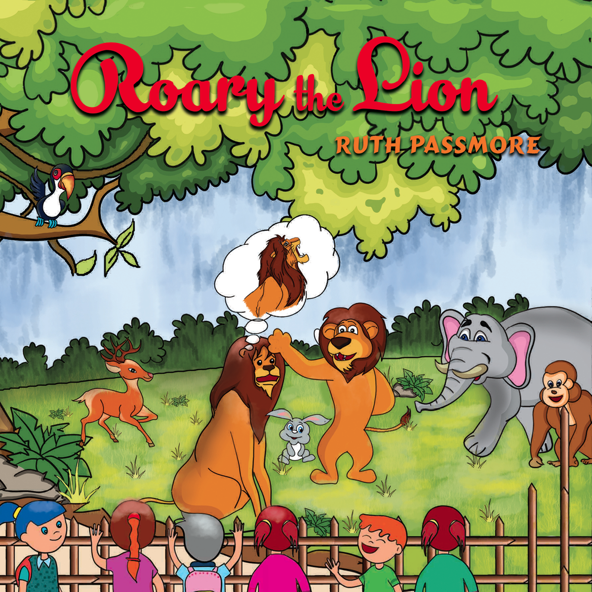 This image is the cover for the book Roary the Lion