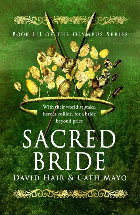 This image is the cover for the book Sacred Bride, Olympus Trilogy