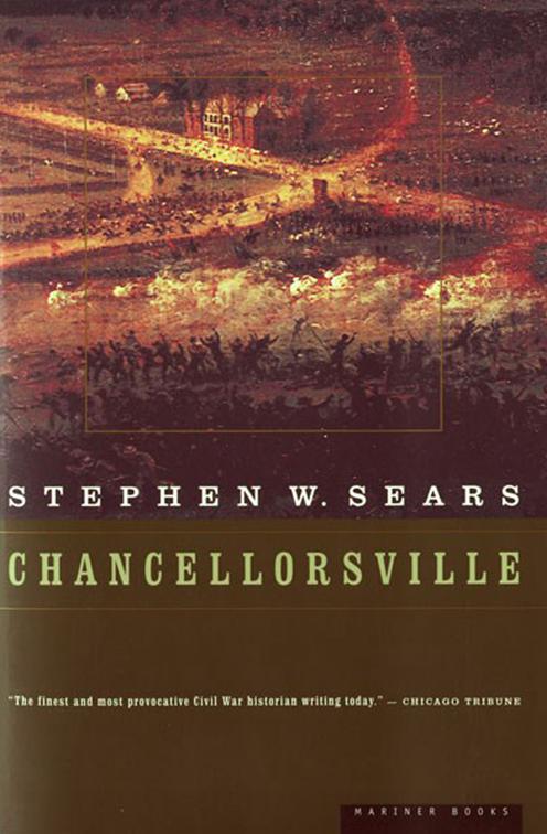 This image is the cover for the book Chancellorsville