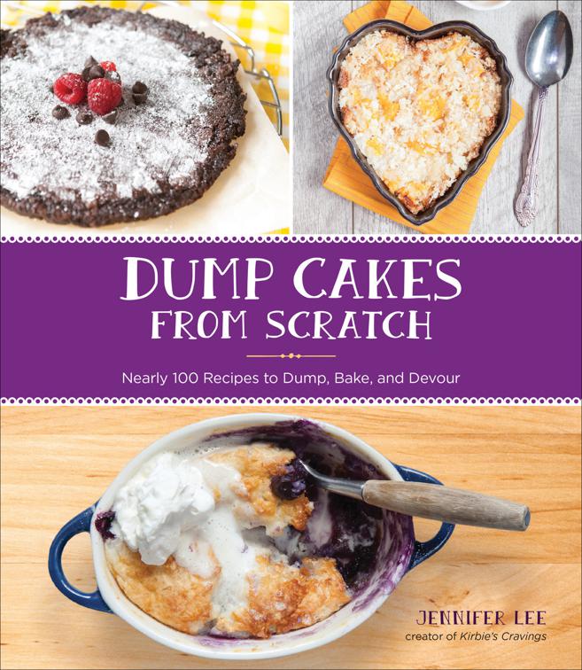 This image is the cover for the book Dump Cakes from Scratch