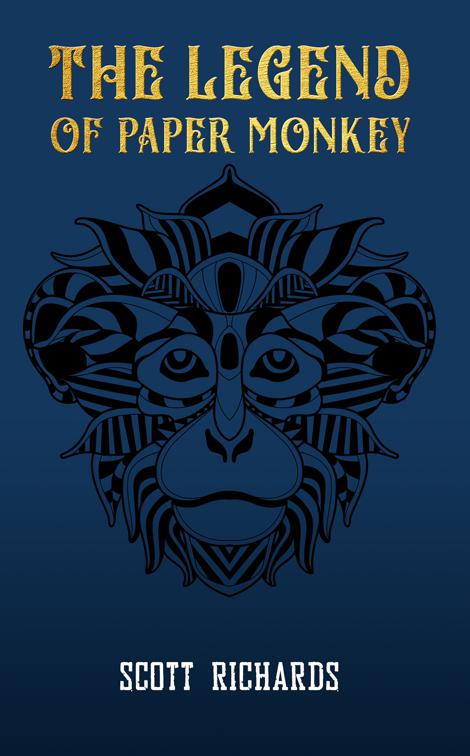 This image is the cover for the book The Legend of Paper Monkey