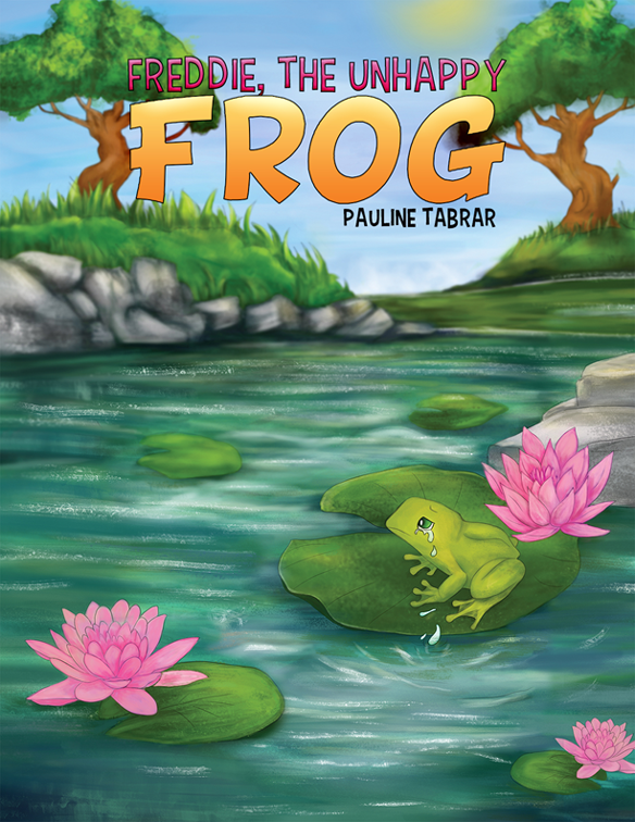 This image is the cover for the book Freddie, The Unhappy Frog