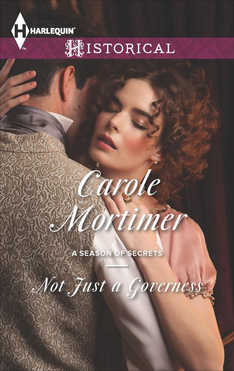 This image is the cover for the book Not Just a Governess, A Season of Secrets