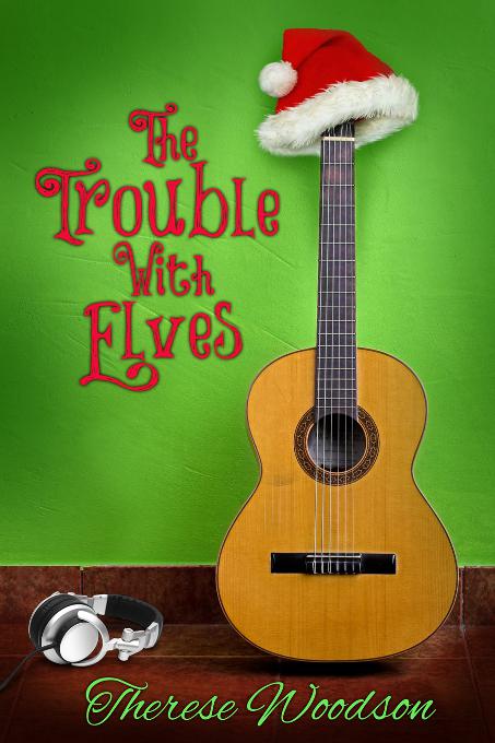 This image is the cover for the book The Trouble With Elves, 2013 Advent Calendar - Heartwarming