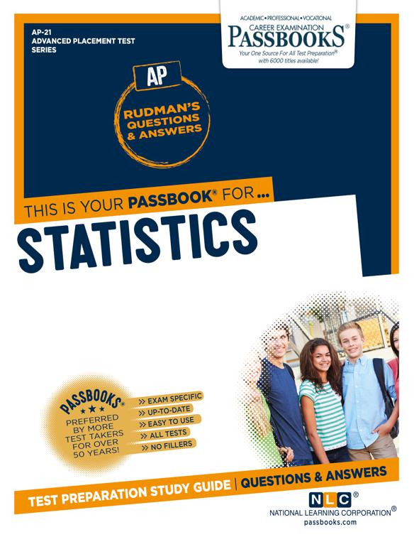 This image is the cover for the book STATISTICS, Advanced Placement Test Series (AP)