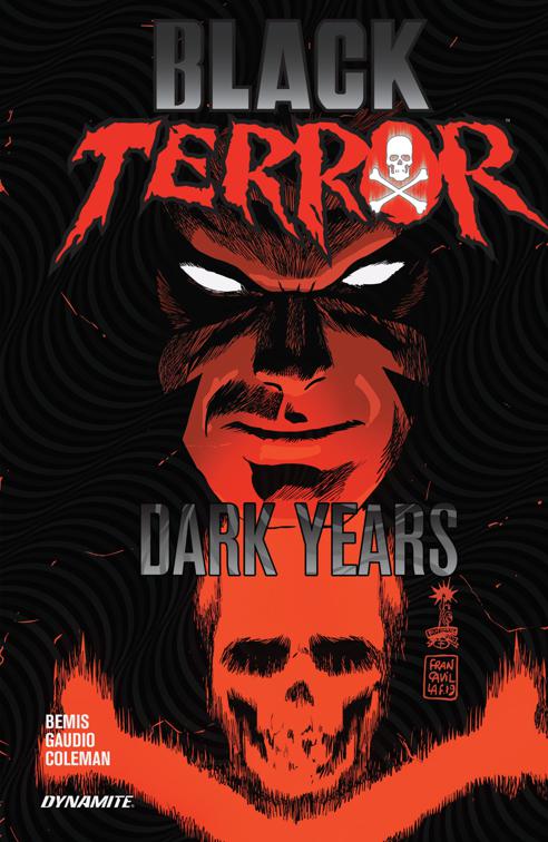 This image is the cover for the book Black Terror: Dark Years