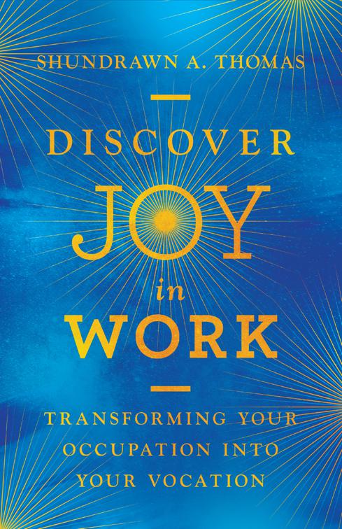 This image is the cover for the book Discover Joy in Work