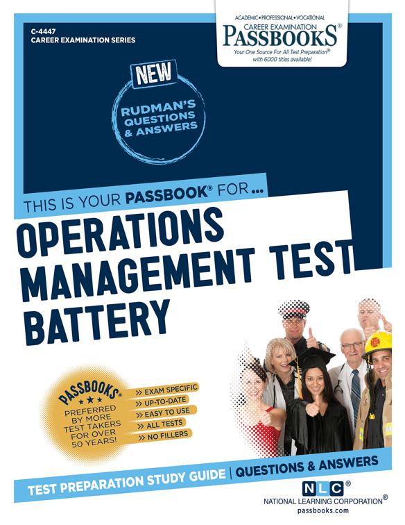 Operations Management Test Battery, Career Examination Series