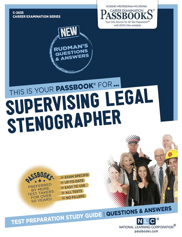 Supervising Legal Stenographer, Career Examination Series