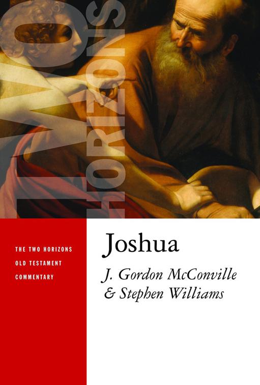 This image is the cover for the book Joshua, The Two Horizons New Testament Commentary