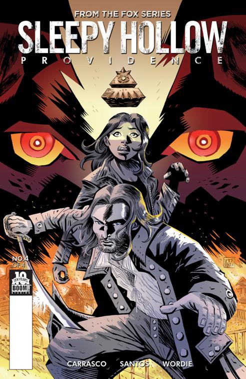 This image is the cover for the book Sleepy Hollow: Providence #4, Sleepy Hollow