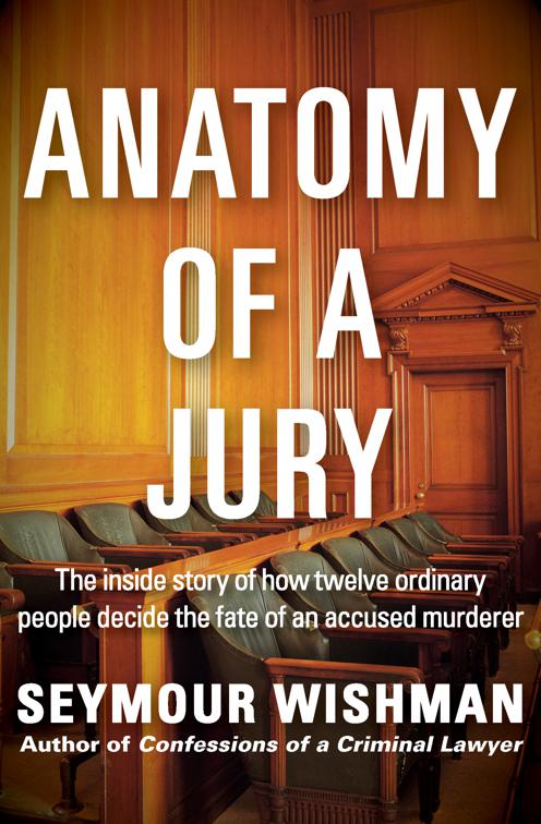 This image is the cover for the book Anatomy of a Jury