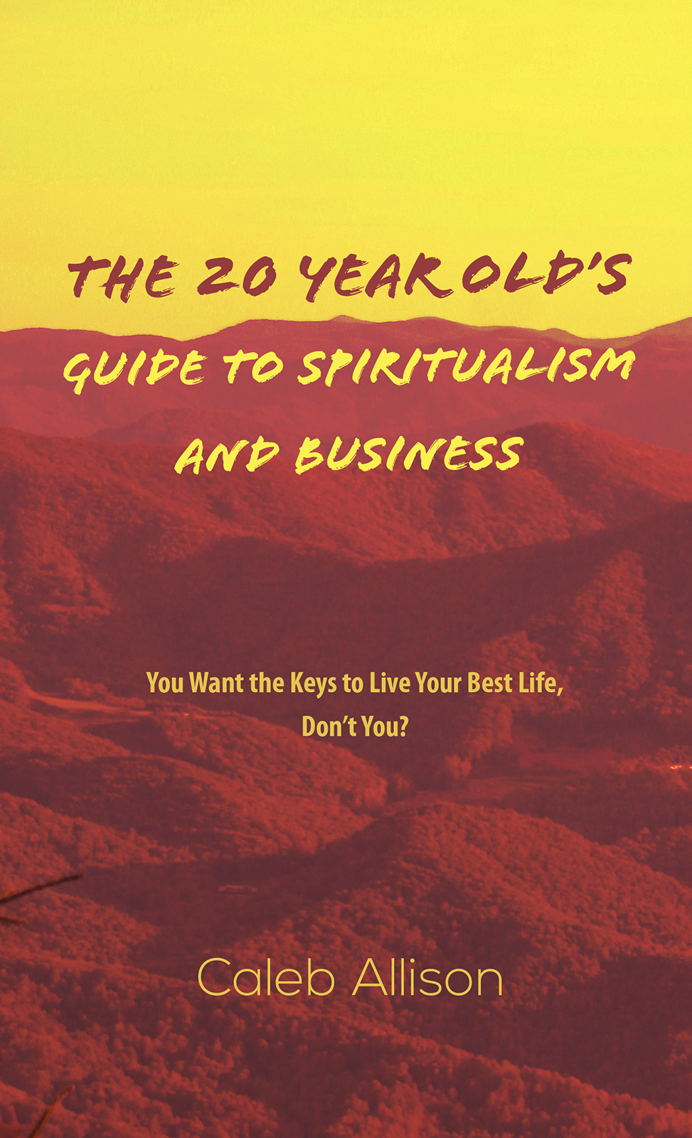 This image is the cover for the book The 20 Year Old’s Guide to Spiritualism And Business