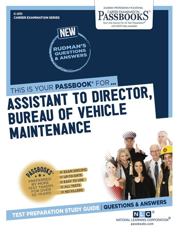 Assistant to Director, Bureau of Vehicle Maintenance, Career Examination Series