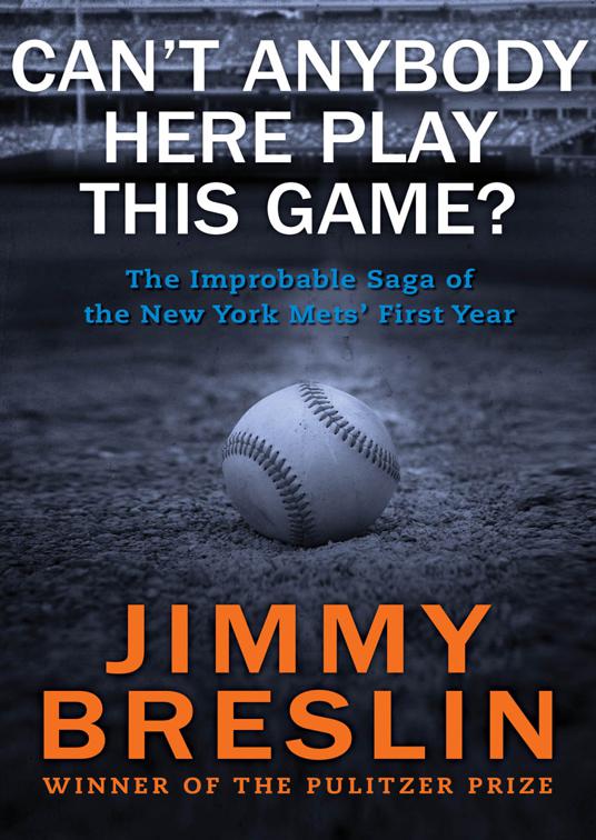 This image is the cover for the book Can't Anybody Here Play This Game?