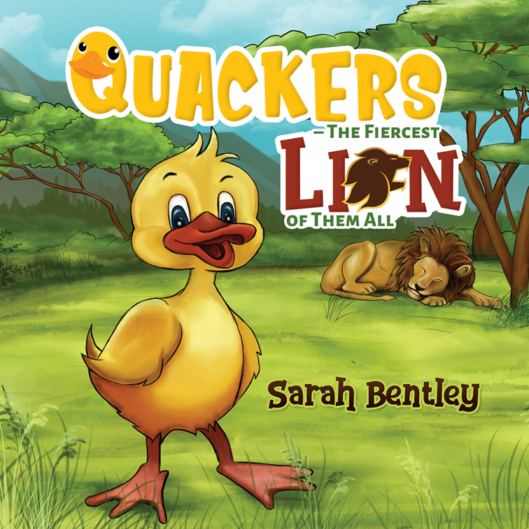 This image is the cover for the book Quackers – The Fiercest Lion of Them All