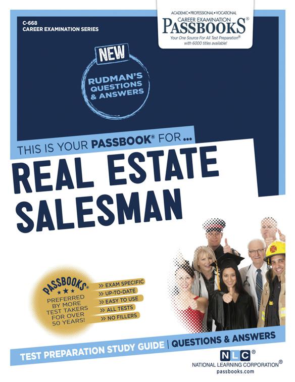 Real Estate Salesman, Career Examination Series