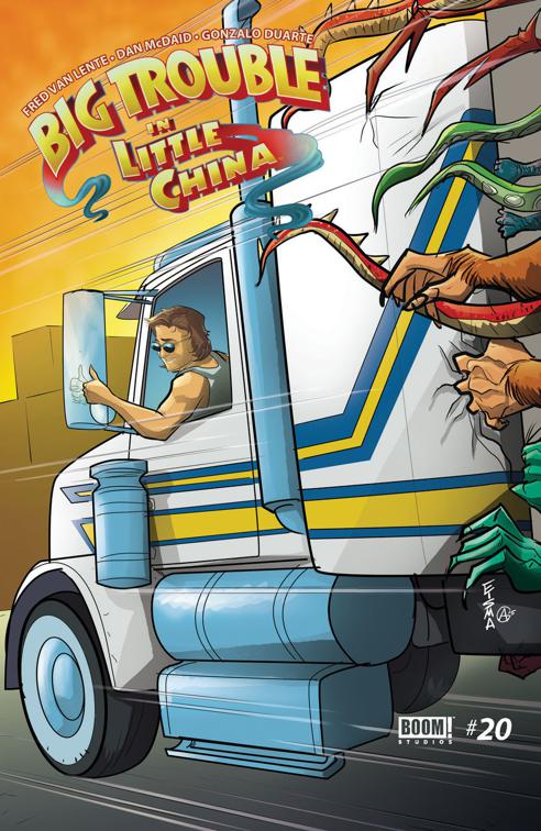 This image is the cover for the book Big Trouble in Little China #20, Big Trouble in Little China