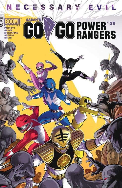 This image is the cover for the book Saban's Go Go Power Rangers #29, Saban's Go Go Power Rangers