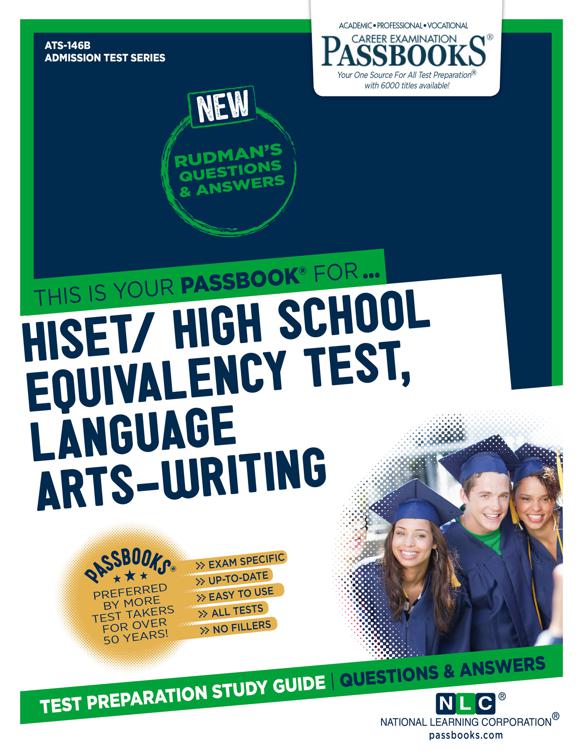 HiSET / High School Equivalency Test, Language Arts-Writing, Admission Test Series