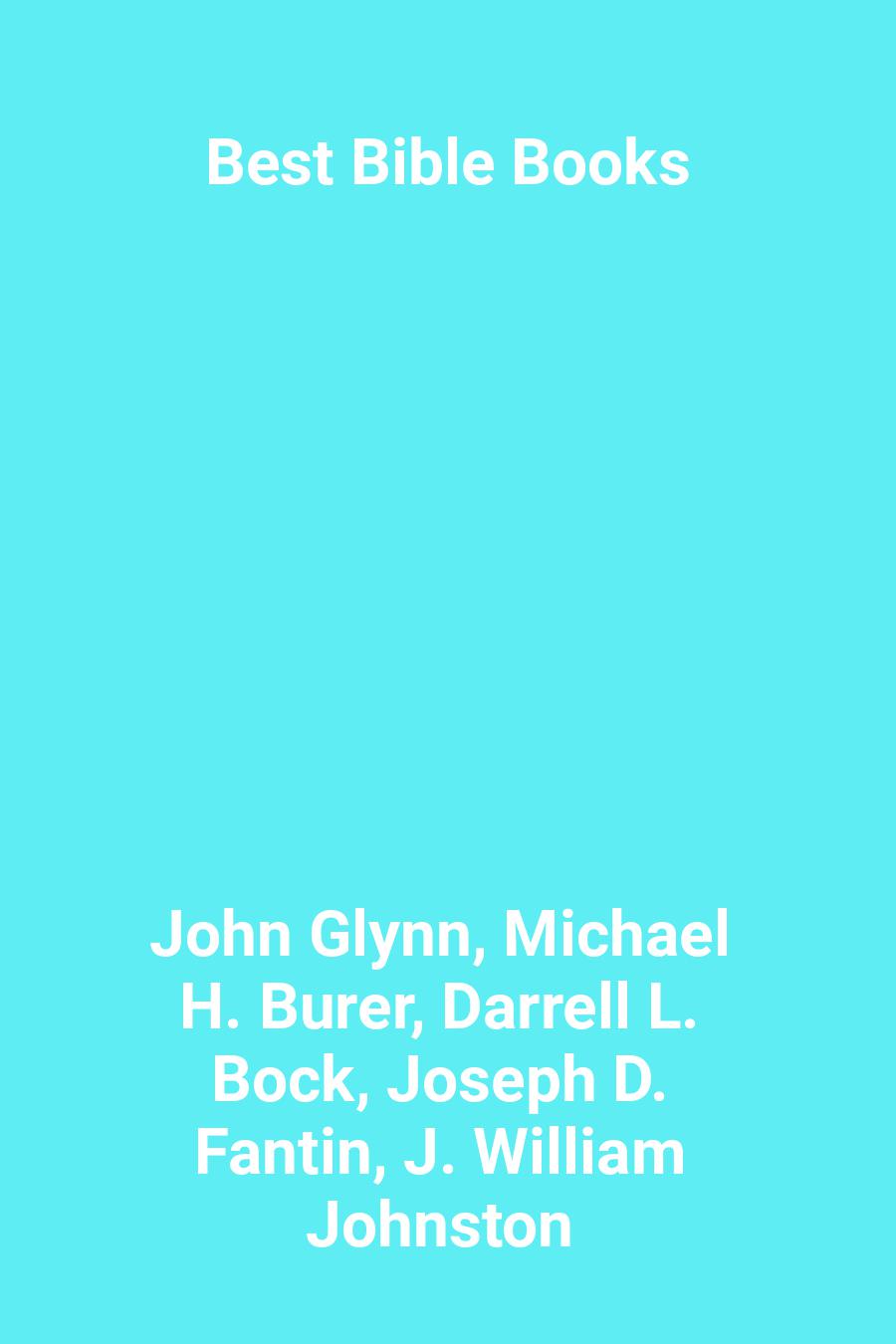 This image is the cover for the book Best Bible Books