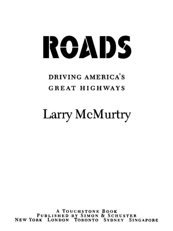 This image is the cover for the book Roads